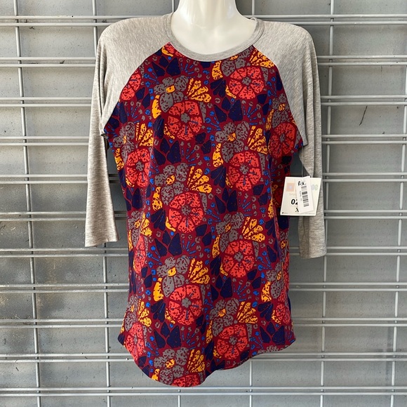 LulaRoe Floral Printed Randy Top-#R-8 - Picture 5 of 12